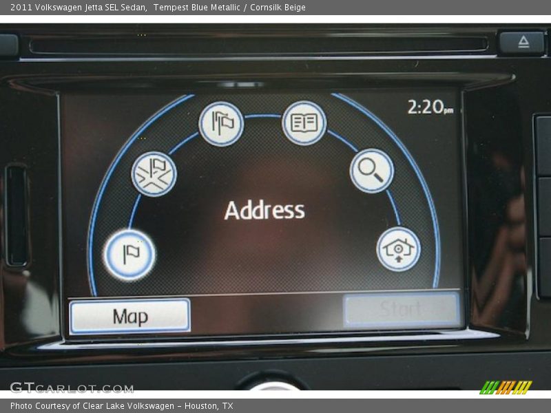 Navigation of 2011 Jetta SEL Sedan