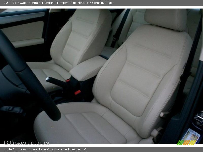 Tempest Blue Metallic / Cornsilk Beige 2011 Volkswagen Jetta SEL Sedan