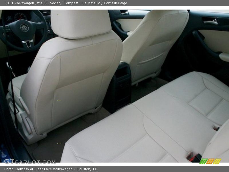 Tempest Blue Metallic / Cornsilk Beige 2011 Volkswagen Jetta SEL Sedan