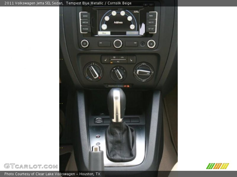 Tempest Blue Metallic / Cornsilk Beige 2011 Volkswagen Jetta SEL Sedan