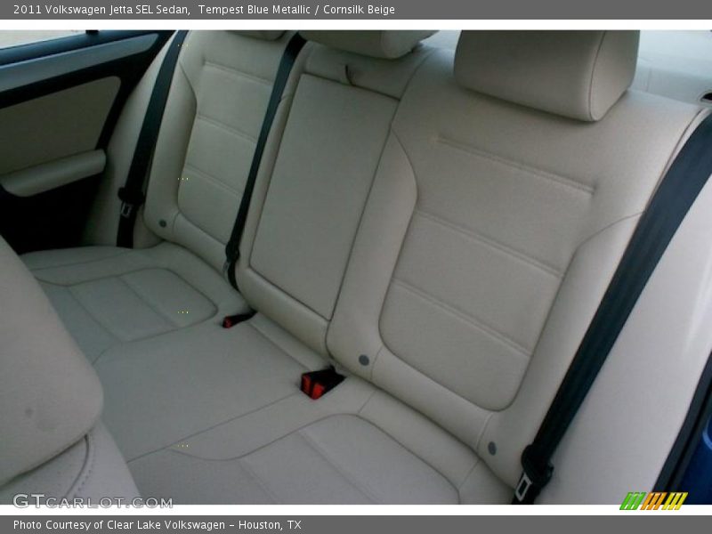 Tempest Blue Metallic / Cornsilk Beige 2011 Volkswagen Jetta SEL Sedan