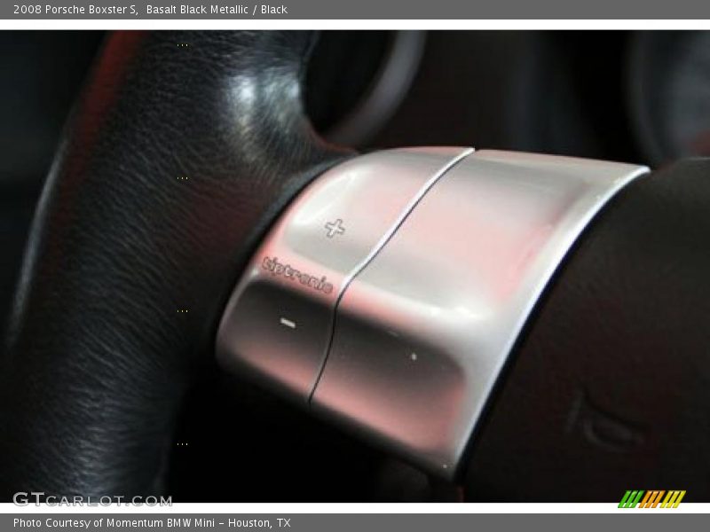Basalt Black Metallic / Black 2008 Porsche Boxster S