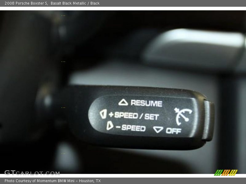 Basalt Black Metallic / Black 2008 Porsche Boxster S