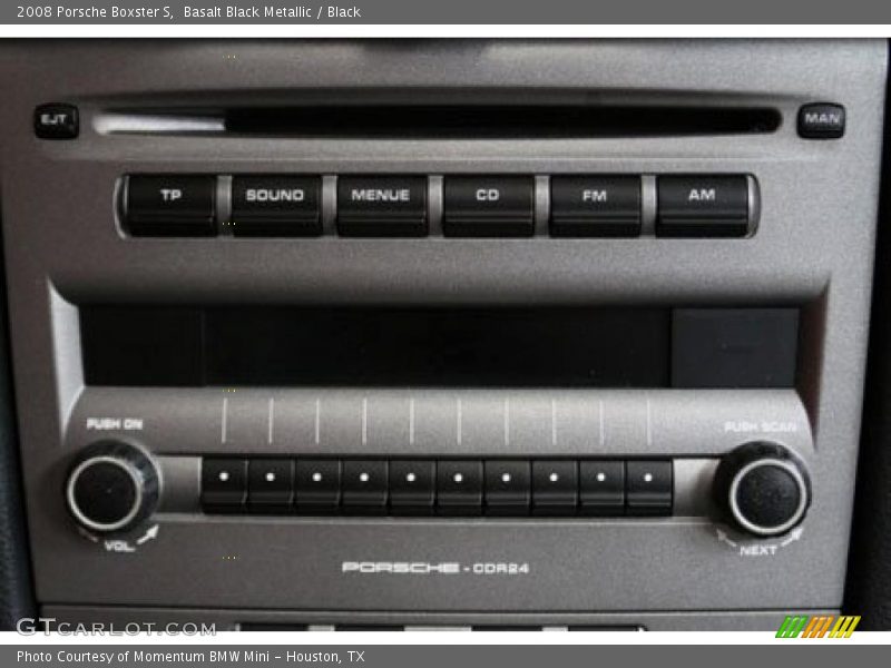 Basalt Black Metallic / Black 2008 Porsche Boxster S