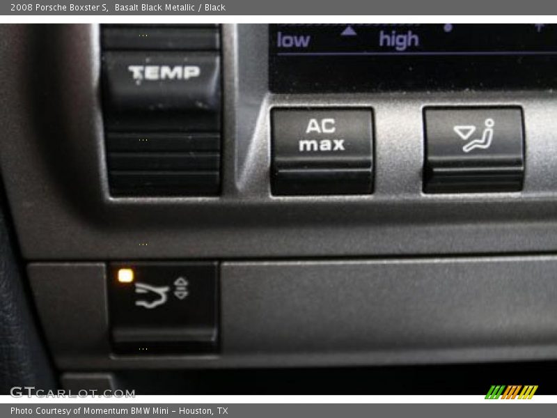 Basalt Black Metallic / Black 2008 Porsche Boxster S