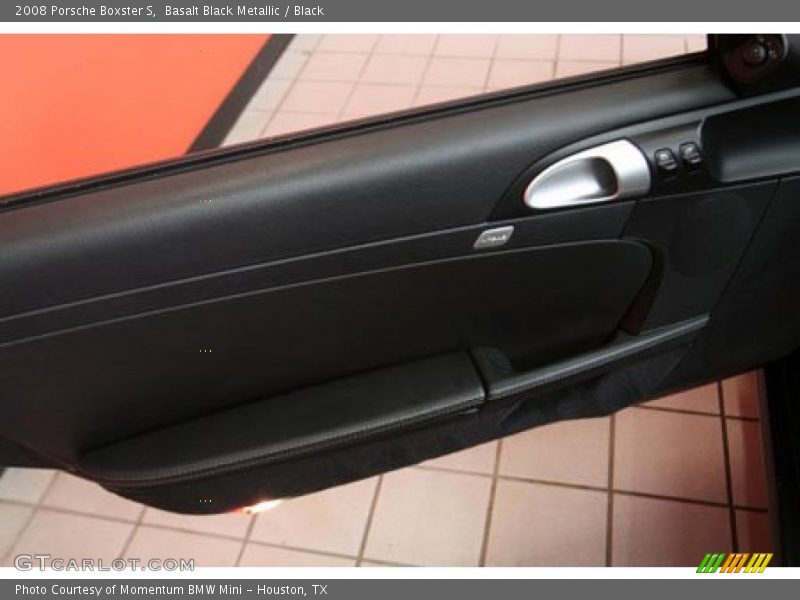 Basalt Black Metallic / Black 2008 Porsche Boxster S