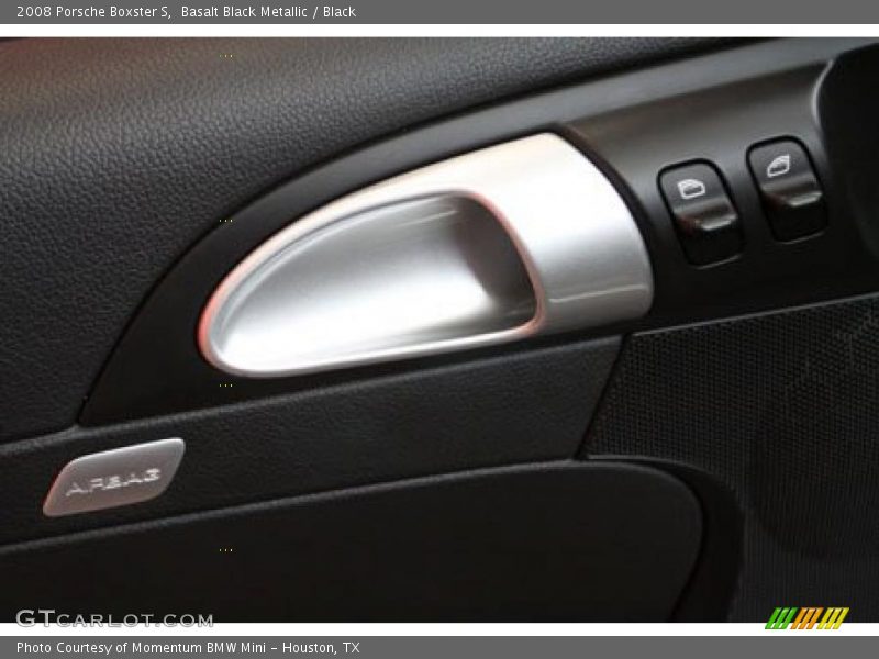 Basalt Black Metallic / Black 2008 Porsche Boxster S