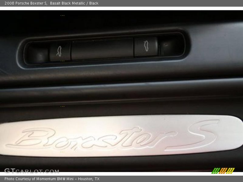 Basalt Black Metallic / Black 2008 Porsche Boxster S