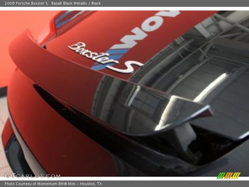 Basalt Black Metallic / Black 2008 Porsche Boxster S