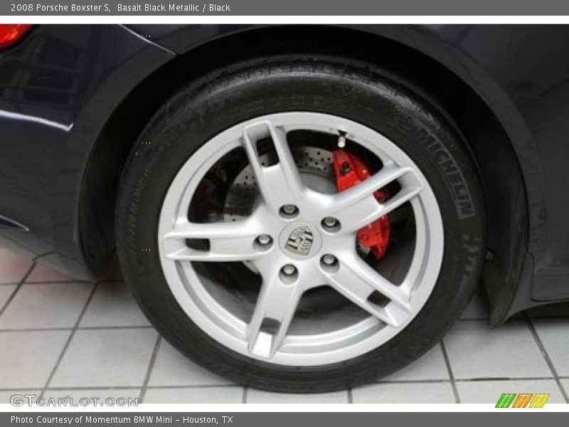 Basalt Black Metallic / Black 2008 Porsche Boxster S