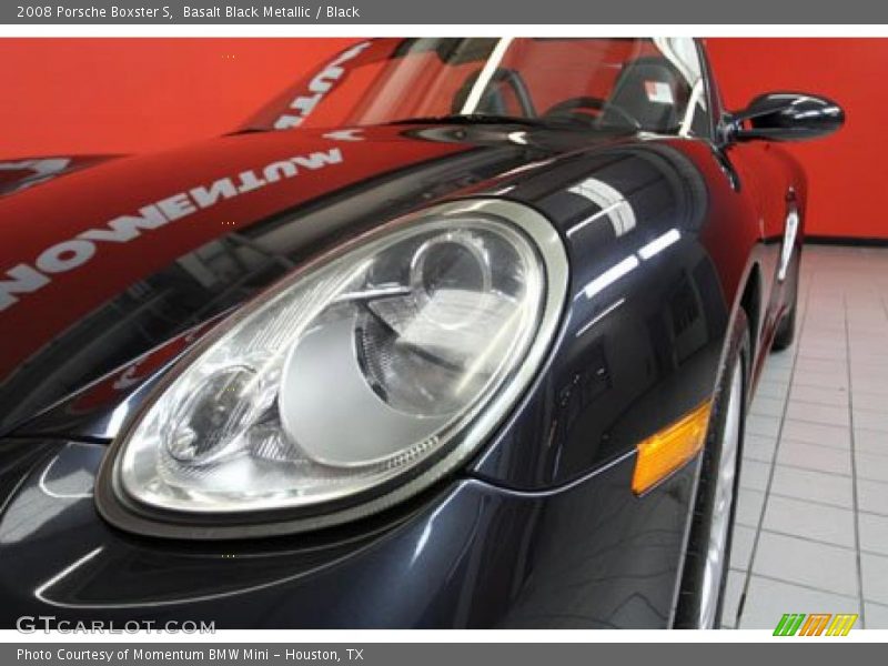 Basalt Black Metallic / Black 2008 Porsche Boxster S