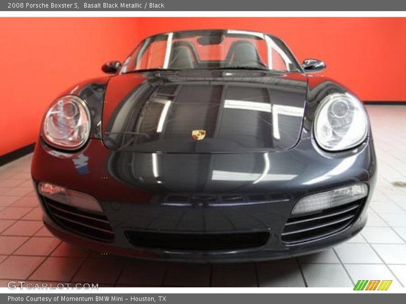 Basalt Black Metallic / Black 2008 Porsche Boxster S