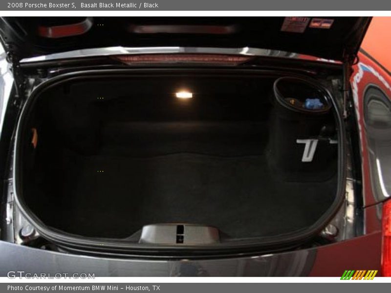 Basalt Black Metallic / Black 2008 Porsche Boxster S