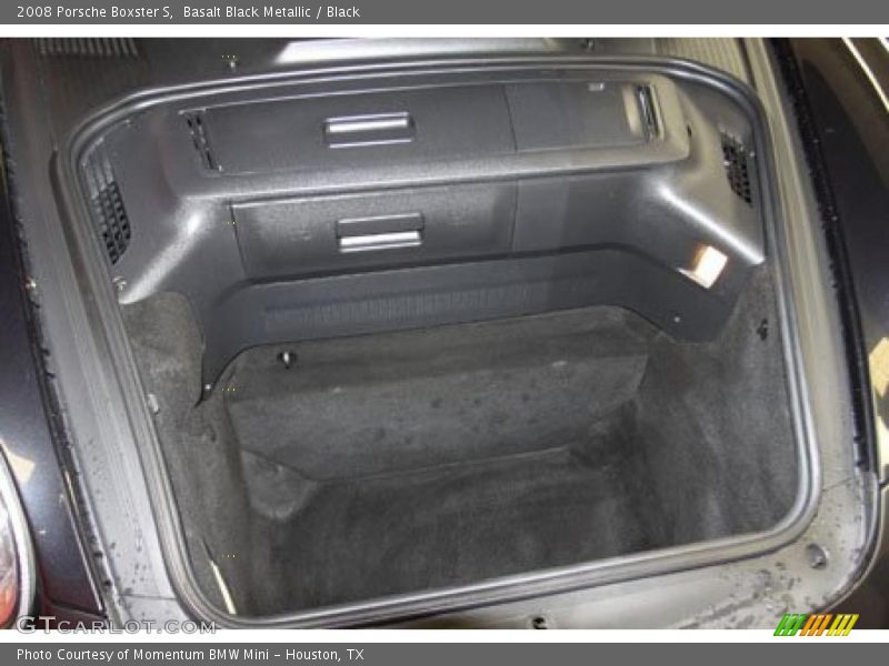 Basalt Black Metallic / Black 2008 Porsche Boxster S