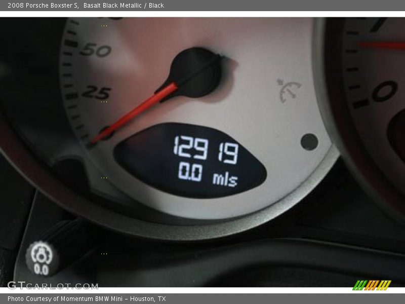 Basalt Black Metallic / Black 2008 Porsche Boxster S