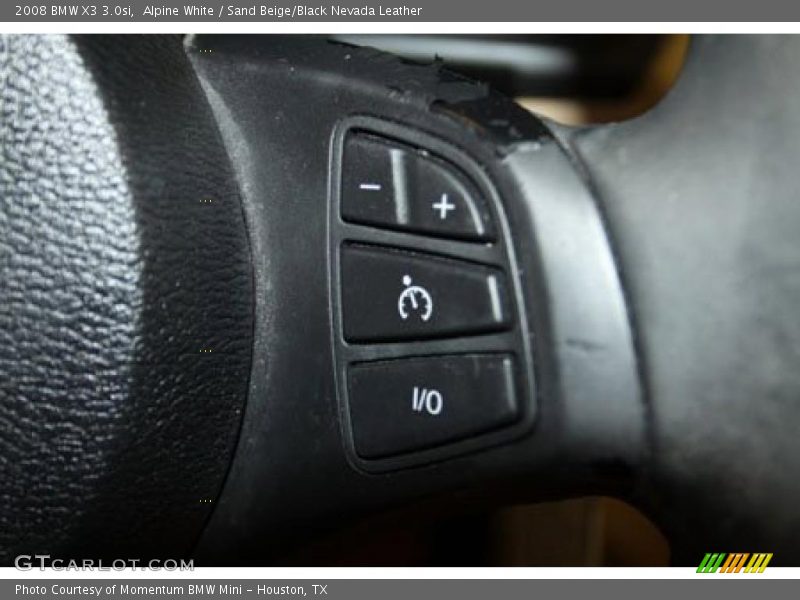 Alpine White / Sand Beige/Black Nevada Leather 2008 BMW X3 3.0si