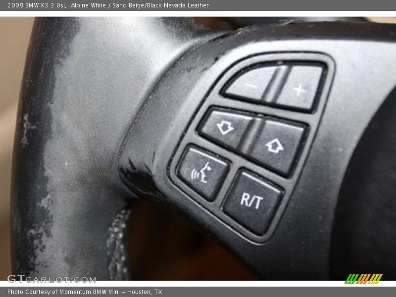 Alpine White / Sand Beige/Black Nevada Leather 2008 BMW X3 3.0si