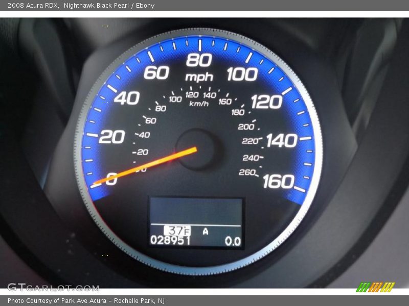Nighthawk Black Pearl / Ebony 2008 Acura RDX