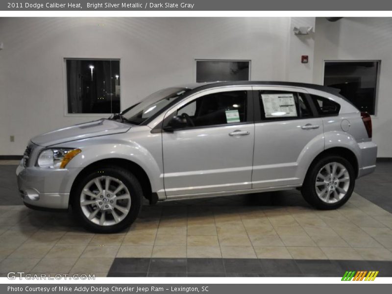 Bright Silver Metallic / Dark Slate Gray 2011 Dodge Caliber Heat
