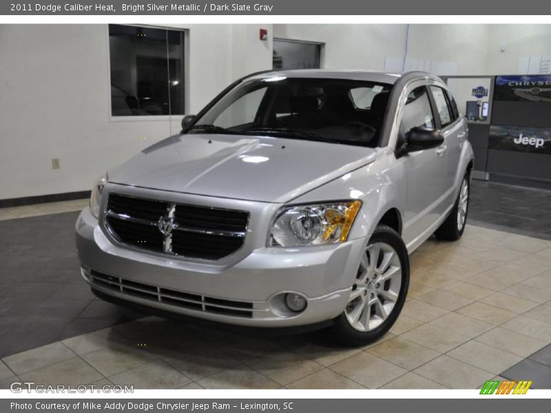 Bright Silver Metallic / Dark Slate Gray 2011 Dodge Caliber Heat