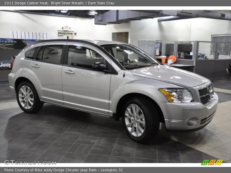 Bright Silver Metallic / Dark Slate Gray 2011 Dodge Caliber Heat