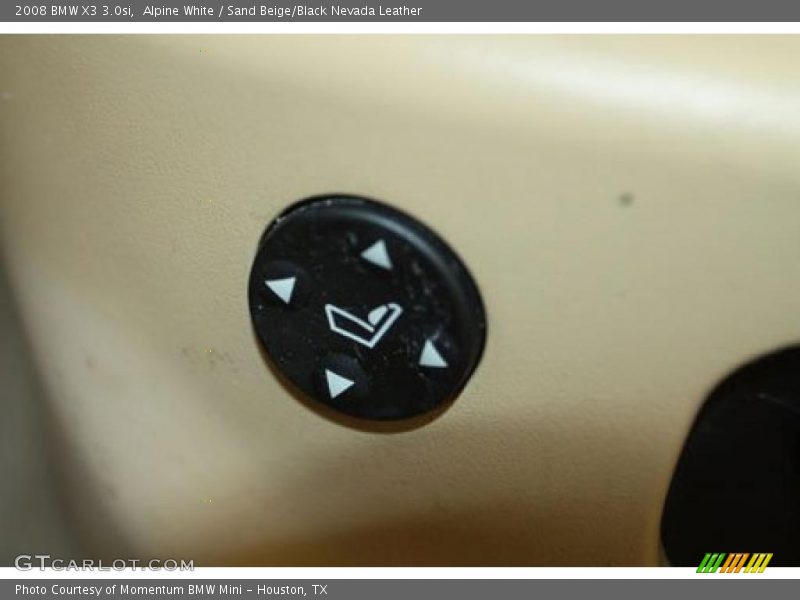 Alpine White / Sand Beige/Black Nevada Leather 2008 BMW X3 3.0si