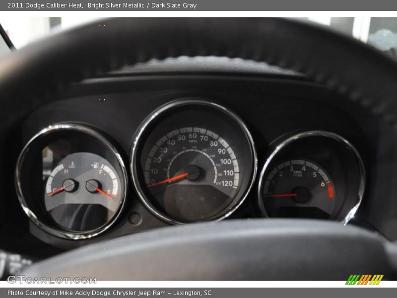 Bright Silver Metallic / Dark Slate Gray 2011 Dodge Caliber Heat