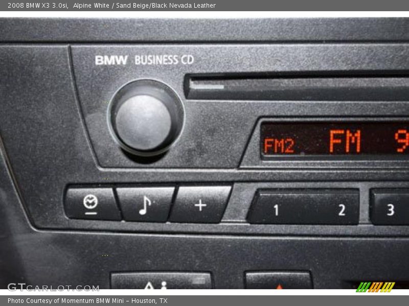 Alpine White / Sand Beige/Black Nevada Leather 2008 BMW X3 3.0si