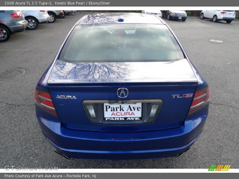 Kinetic Blue Pearl / Ebony/Silver 2008 Acura TL 3.5 Type-S
