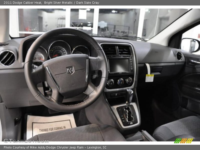 Bright Silver Metallic / Dark Slate Gray 2011 Dodge Caliber Heat