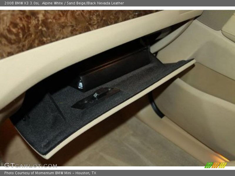 Alpine White / Sand Beige/Black Nevada Leather 2008 BMW X3 3.0si