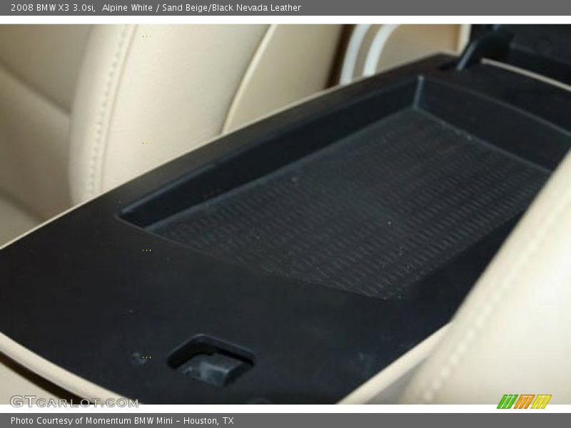 Alpine White / Sand Beige/Black Nevada Leather 2008 BMW X3 3.0si