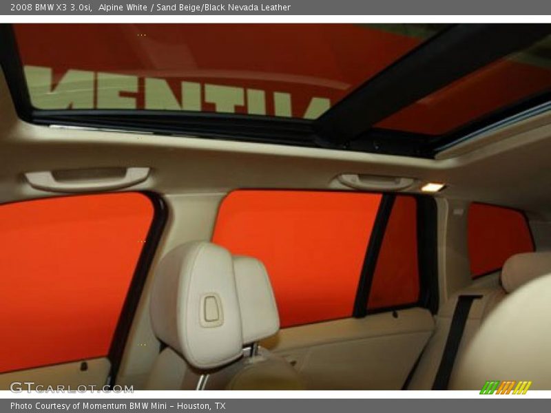 Alpine White / Sand Beige/Black Nevada Leather 2008 BMW X3 3.0si