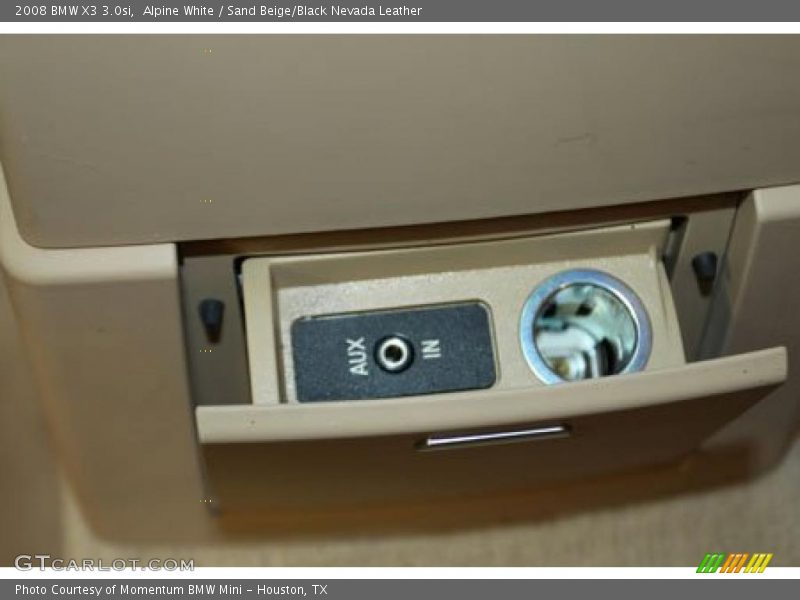 Alpine White / Sand Beige/Black Nevada Leather 2008 BMW X3 3.0si