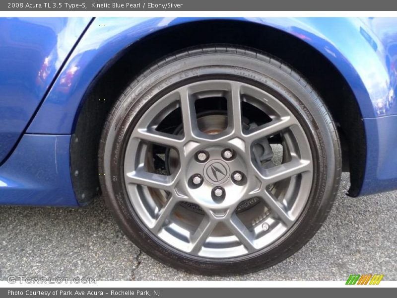 Kinetic Blue Pearl / Ebony/Silver 2008 Acura TL 3.5 Type-S