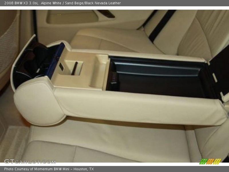 Alpine White / Sand Beige/Black Nevada Leather 2008 BMW X3 3.0si
