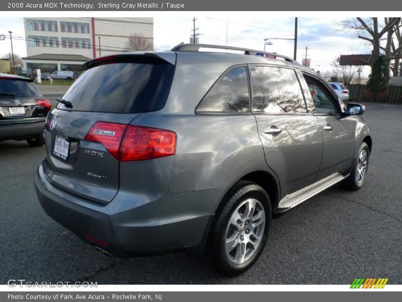 Sterling Gray Metallic / Taupe 2008 Acura MDX Technology