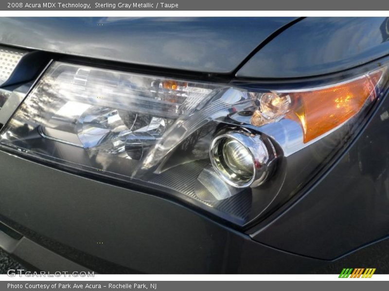 Sterling Gray Metallic / Taupe 2008 Acura MDX Technology