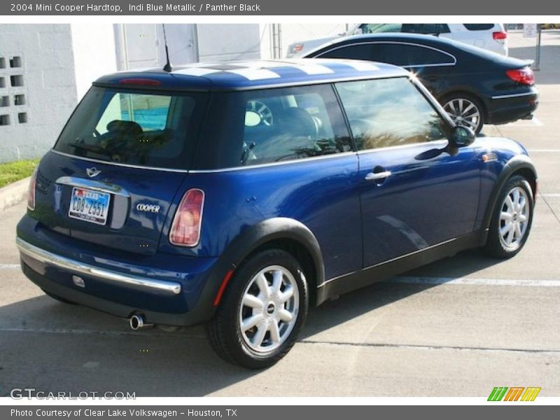 Indi Blue Metallic / Panther Black 2004 Mini Cooper Hardtop