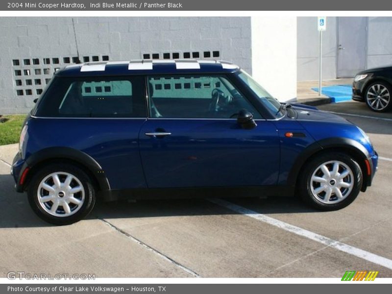 Indi Blue Metallic / Panther Black 2004 Mini Cooper Hardtop