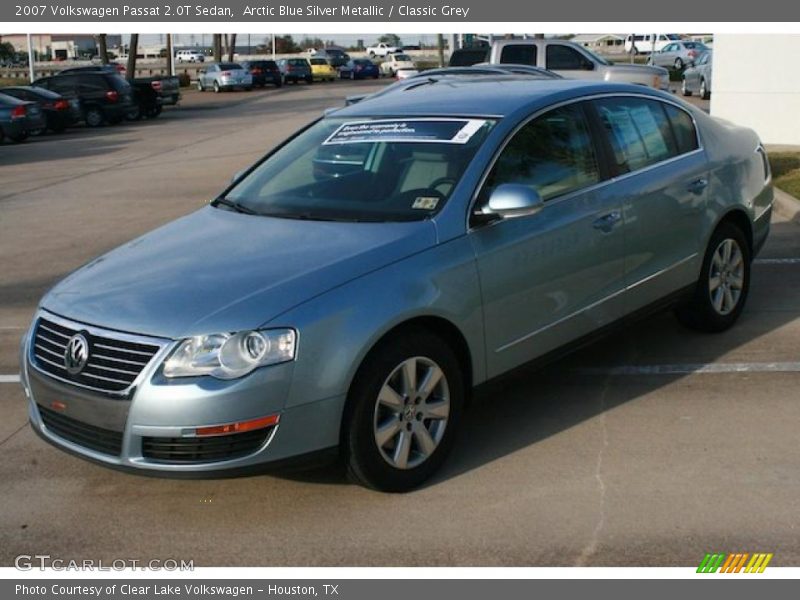 Arctic Blue Silver Metallic / Classic Grey 2007 Volkswagen Passat 2.0T Sedan