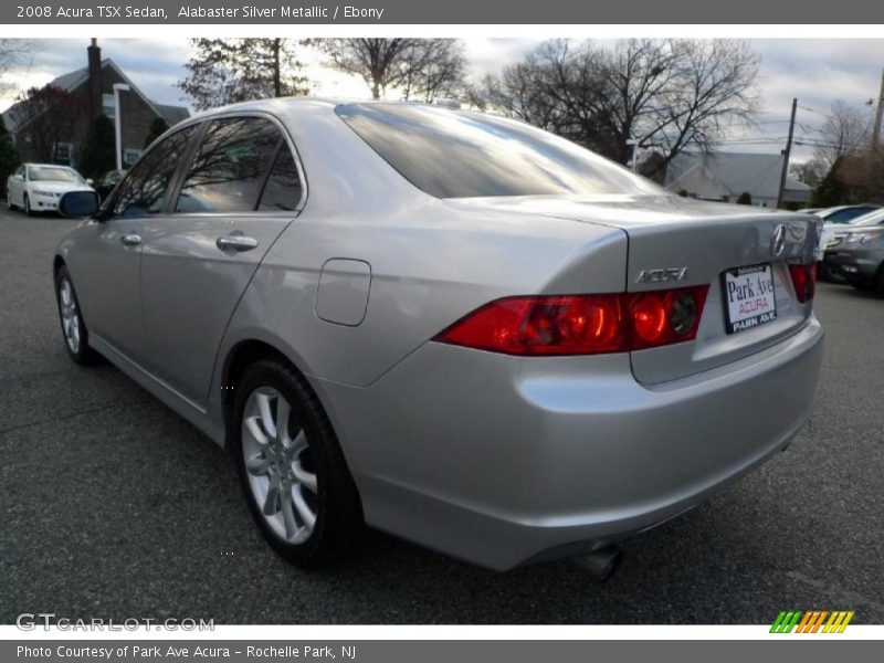 Alabaster Silver Metallic / Ebony 2008 Acura TSX Sedan