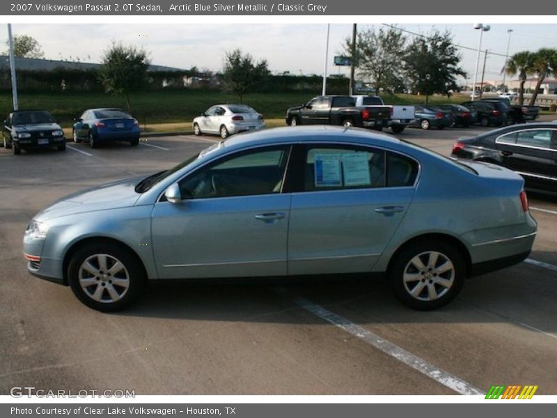 Arctic Blue Silver Metallic / Classic Grey 2007 Volkswagen Passat 2.0T Sedan