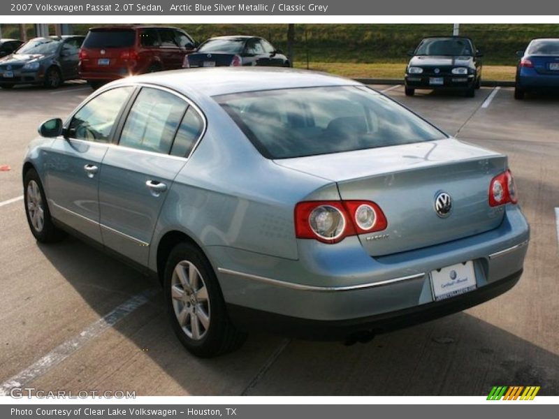 Arctic Blue Silver Metallic / Classic Grey 2007 Volkswagen Passat 2.0T Sedan