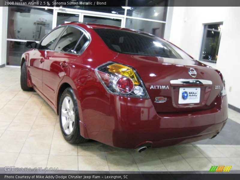 Sonoma Sunset Metallic / Blond 2008 Nissan Altima 2.5 S