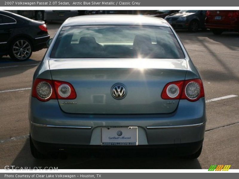 Arctic Blue Silver Metallic / Classic Grey 2007 Volkswagen Passat 2.0T Sedan