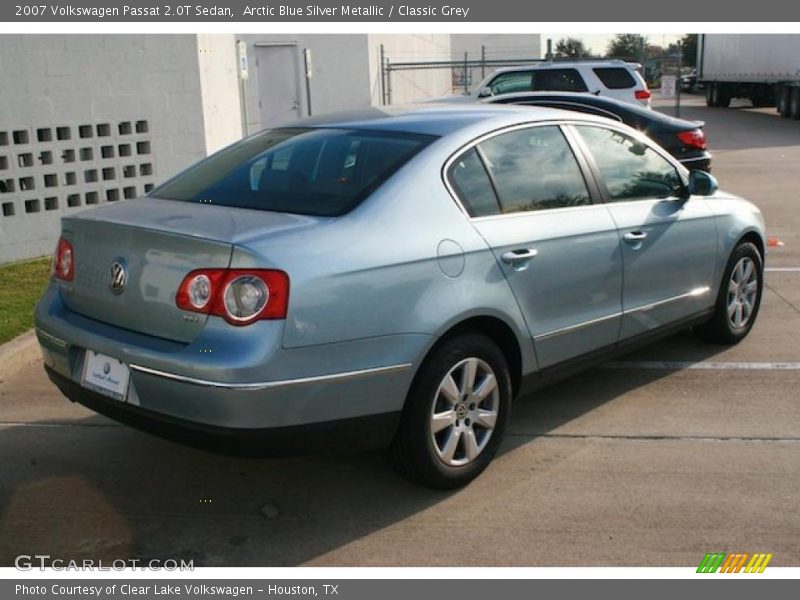 Arctic Blue Silver Metallic / Classic Grey 2007 Volkswagen Passat 2.0T Sedan