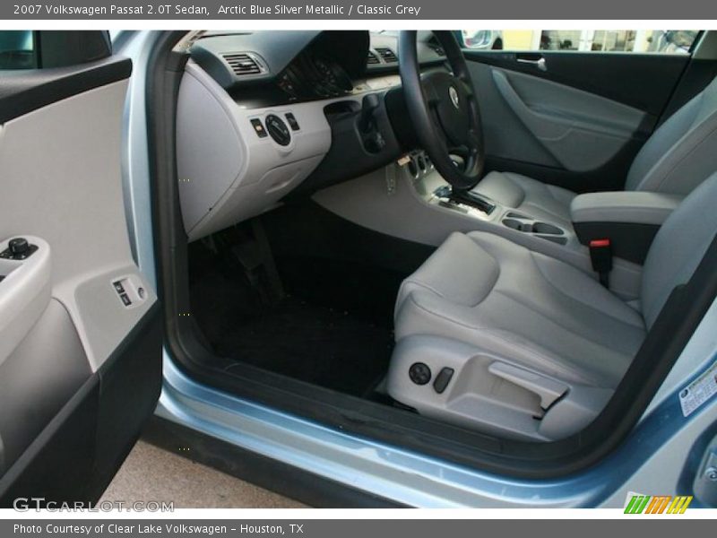 Arctic Blue Silver Metallic / Classic Grey 2007 Volkswagen Passat 2.0T Sedan