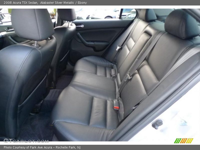 Alabaster Silver Metallic / Ebony 2008 Acura TSX Sedan