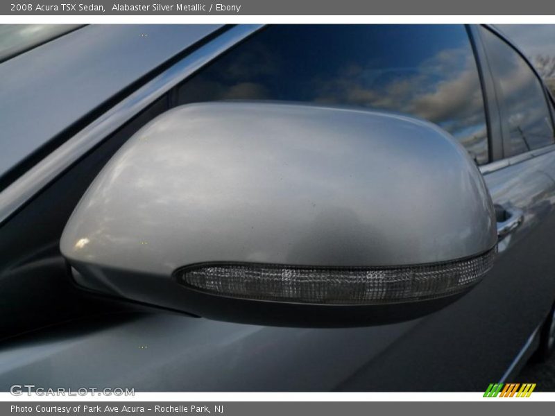 Alabaster Silver Metallic / Ebony 2008 Acura TSX Sedan
